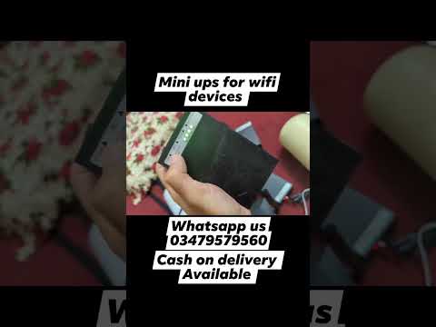 Mini UPS For wifi router #wifi #5g #fiberhome #tech #powerbank