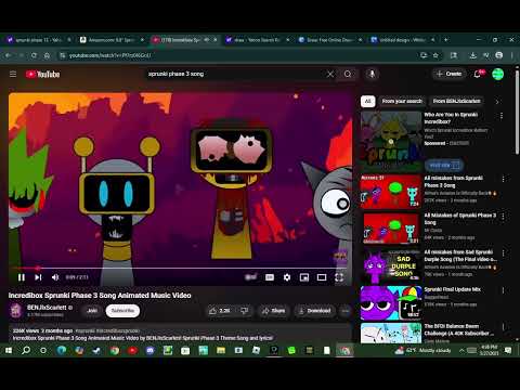 all mistakes of sprunki phase 3 song