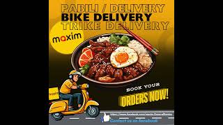 MAXIM GENSAN #howtoorder #maximrides&fooddeliverygensan #ordernow