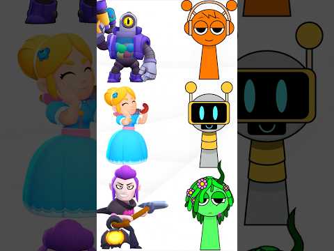 Brawl Stars Team vs Incredibox Sprunki Team 👊🏻👊🏻✅ #brawltheory #incrediboxsprunki #sprunki