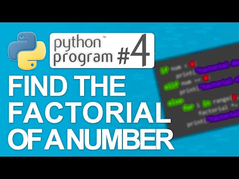 🐍Python Program #4: Find the Factorial of a Number | Python Programming