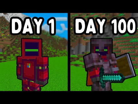 I Survived 100 Days in Hardcore Minecraft 1.21