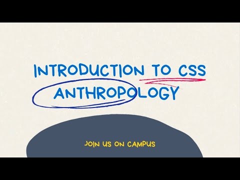 CSS Anthropology #css