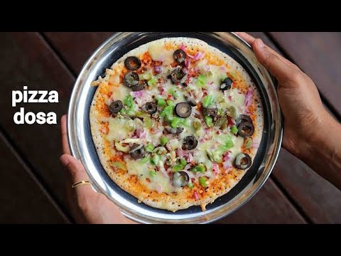 Pizza Dosha recipe | Street Food Pizza Dosha #pizzadosha #streetfood