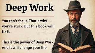 Deep Work || Learn English Through Book Summary 📖 || Graded Reader || Improve Your English Fluency✅️