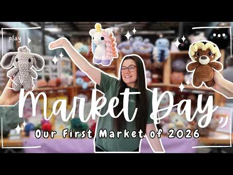 MARKET DAY 🌸 OUR FIRST MARKET OF 2026 🎉 HOW MUCH DID I MAKE 💸