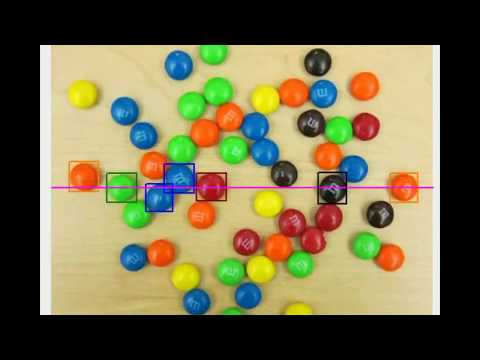Color objects detection,  tracking and counting using image processing