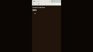 How To Toggle Dark And Light Mode With #HTML & #JavaScript