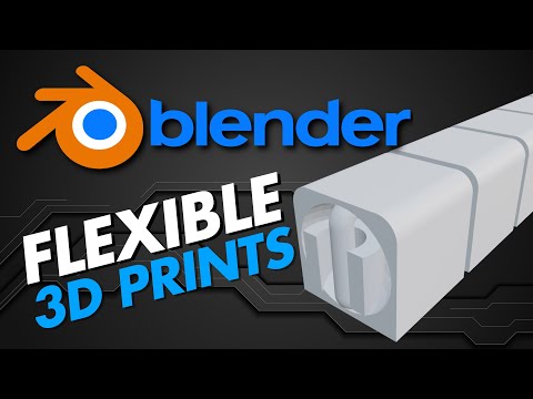 How To Design Articulating 3D Prints! Blender Tutorial!