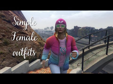 GTA 5 Online Simple Female Outfits! 😉(Ps4/5, Xbox X&S, PC) #gtaoutfits #gtaoutfit #gta