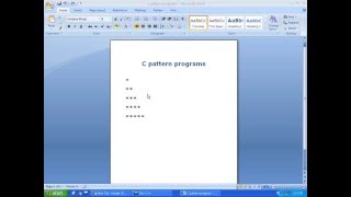 c pattern programs