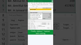 Find and Replace Text using Excel & Word