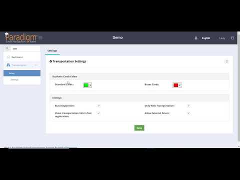 Transportation Settings