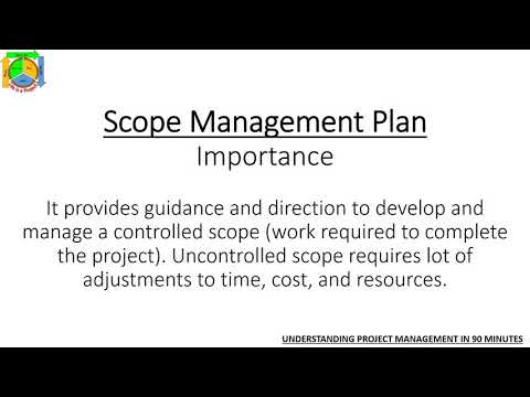 03   Scope Mgmt Plan   Understanding Project Management in 90 Minutes