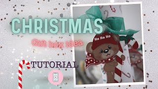CUTE CHRISTMAS  GIFT BOX TUTORIAL 2022 PILLOW BOX PUNCH TOOL. 🎄#shorttutorials #christmasdecor