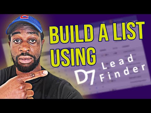 How To Build A List With D7 Leadfinder | SMMA Outreach