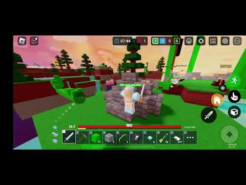 Playing bedwars!! 💗