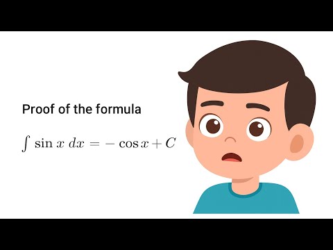 Why ∫ sin(x) = −cos(x) + C | Simple Proof