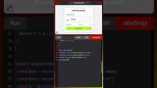 Unit Converter | HTML CSS JavaScript