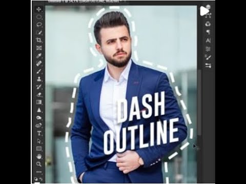 Dash Outline Adobe Photoshop ⚜️Frandy Salta