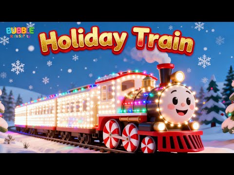 Holiday Train Is Coming 🚂🎄 | Christmas Song for Kids