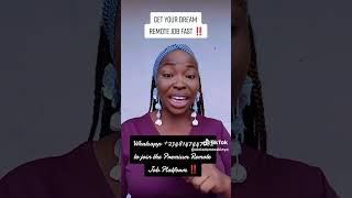 Get your dream RemoteJob Fast#workfromanywhere #remotework #remoteworktips #jobsearch #workfromhome