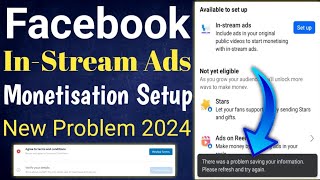 Facebook In Stream Ads Payout Problem | Facebook monetization problem 2024