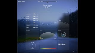 I am working on a Weather application (early demo)