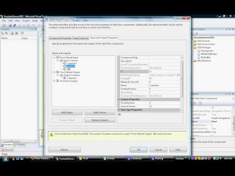 Pivot transformation in SSIS (Part 3 of 4).