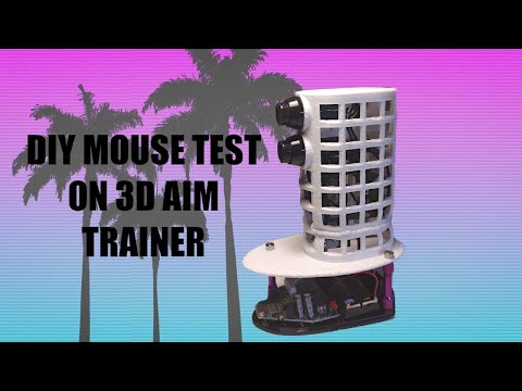 DIY Vertical Mouse Test on 3D Aim Trainer