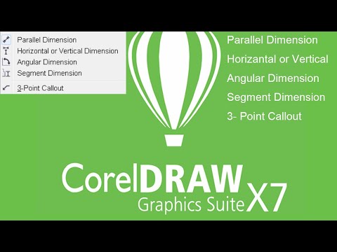 Parallel Dimension Tool || Angular Dimension Tool In Corel Draw || learn Corel draw