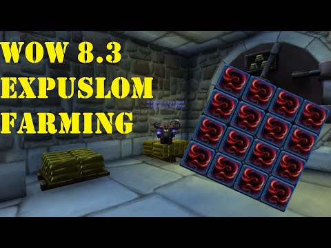 How To Get TONS of Expulsom - World Of Warcraft 8.3 - EXPULSOM CRAFTING -