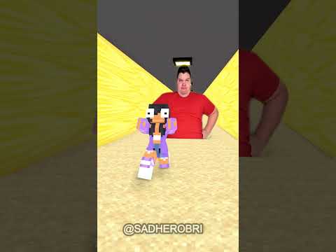 Nikocado Avocado CHASE POOR APHMAU & NOOB🙀 #minecraft #aphmauminecraft #aphmau #fypシ゚ #funnyshorts