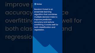 AI Q&A  52 # What is a Random Forest? #techiesplusacademy #machinelearning #ai #datascience