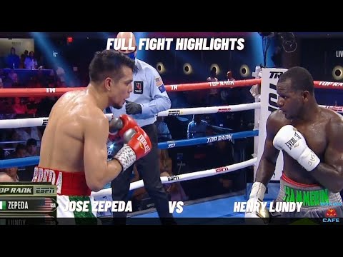 Zepeda vs Lundy | Full Fight Highlights