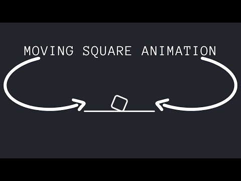 HTML CSS Moving Square Animation | Coding Tips & Trick