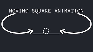 HTML CSS Moving Square Animation | Coding Tips & Trick