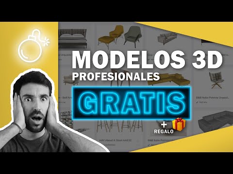 💥 Mejores 7 PÁGINAS para DESCARGAR [GRATIS💛] Modelos 3D 👉🏼(+ 🎁REGALO!!!) para tus Renders [+ TRUCOS]