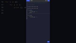 Python program for matrix addition #python #pythonprogramming #matrixaddition