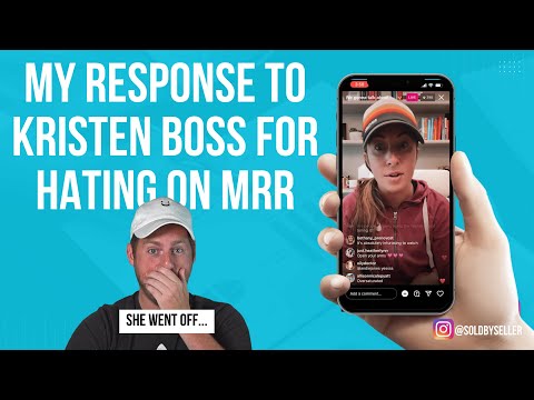 Kristen Boss Hates MRR!!! (My LIVE Response)