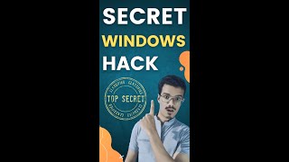 Secret Windows Hack That You Must Know #shorts #windowstips #windowstricks #pctricks #pc