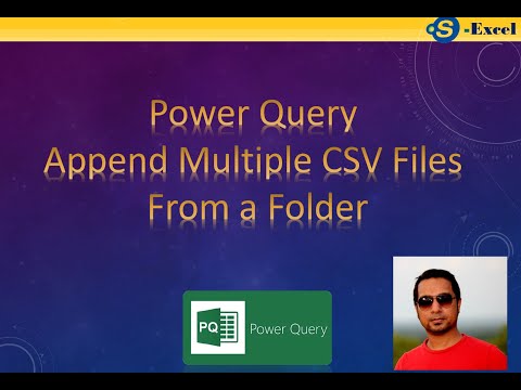 Power Query Append Multiple CSV Files From a Folder