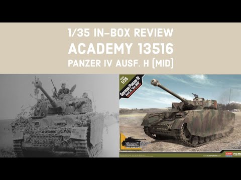 In-Box Review: Academy 13516 1/35 German Panzer IV Ausf. H (MID)