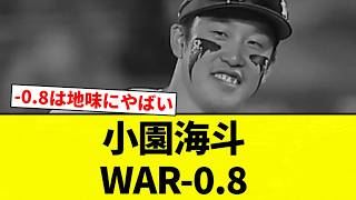 【ええ...】小園海斗　WARー0.8【プロ野球反応集】【2chスレ】【なんG】