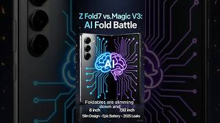 Foldables 2025: Z Fold7 vs. Magic V3 – Thinnest Folds with AI Magic?
