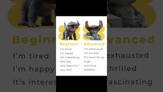 Basic English vs Advanced English.#YourEnglishLevelUp 📚#EverydayGrammar 🧠#BoostYourFluency 💬
