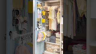 Aesthetic Wardrobe Makeover ✨️ Aesthetic Room Makeover #shorts #aesthetic #wardrobe #roomdecor