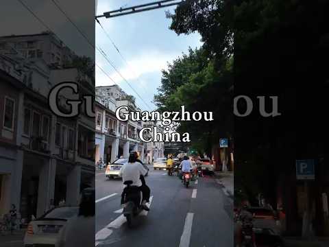 Riding on bike in guangzhou China #guangzhou #chinatravel