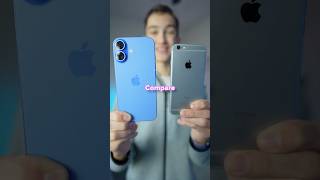 iPhone 16 vs 6 in 2025😳#iphone