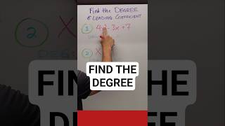 Find the Degree and Leading Coefficient of a Polynomial
